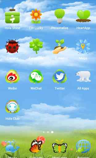 Earth Day Hola Launcher Theme 3