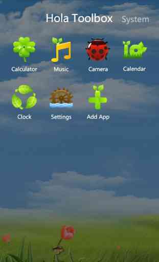 Earth Day Hola Launcher Theme 4