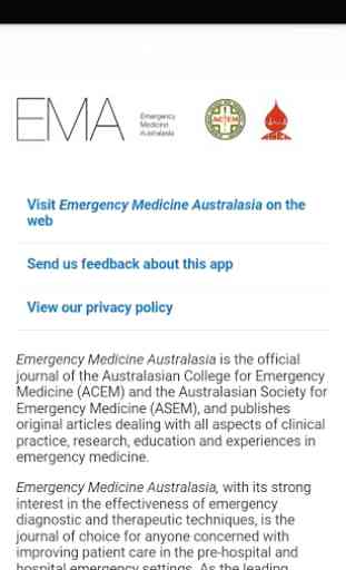 Emergency Medicine Australasia 1