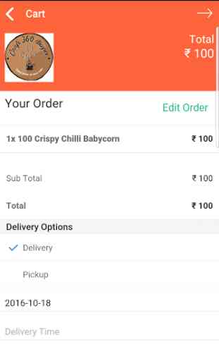Food Ordering Client 4