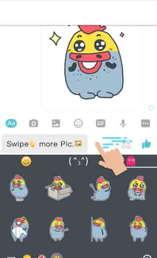 GIF Emoji Keyboard - Oujisang 1