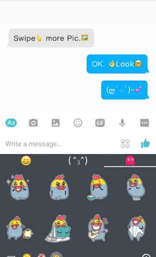 GIF Emoji Keyboard - Oujisang 2