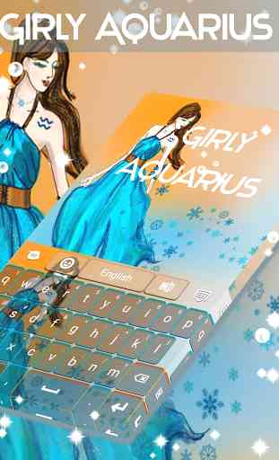 Girly Aquarius Keyboard 1