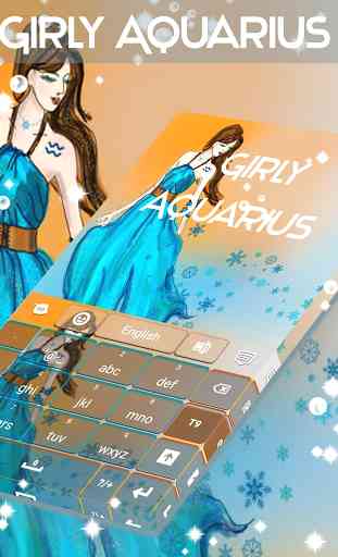 Girly Aquarius Keyboard 4