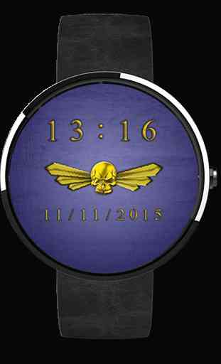 Gold Spanning Wings Watch Face 3