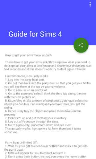 Guide for Sims 4 1