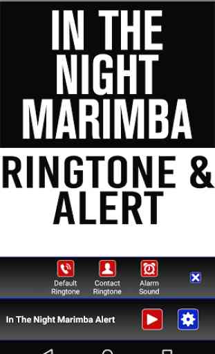 In The Night Marimba Ringtone 2