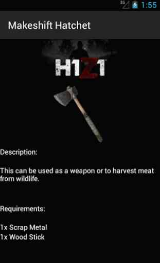 Inofficial H1Z1 Crafting Guide 3
