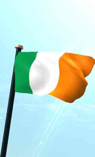 Ireland Flag 3D Free Wallpaper 1