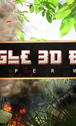 Jungle 3D Book : Sniper War 1