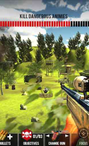 Jungle 3D Book : Sniper War 2