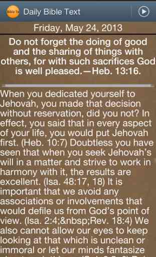 JW Daily Bible Text Lite 1