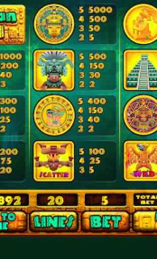 Mayan Gold - Slot Machine 3