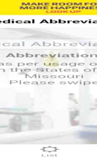 Medical Abbreviation Terms Pro 4