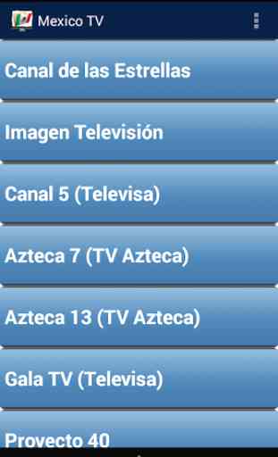 Mexico TV Channels Folder 1
