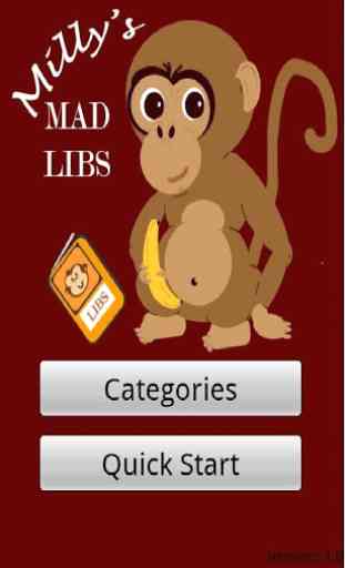 Milly's Mad Libs Lite 1