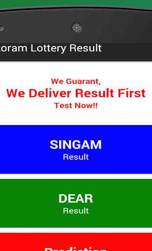Mizoram Lottery Results 1