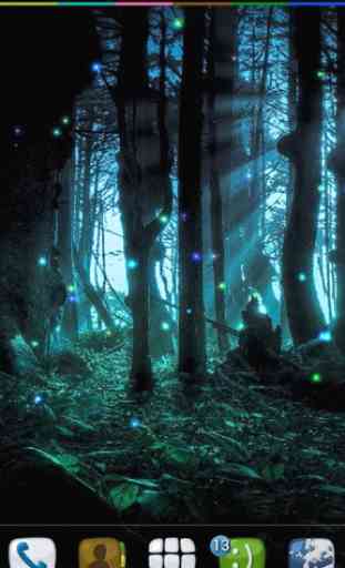 Moonlight fireflies LWP 3