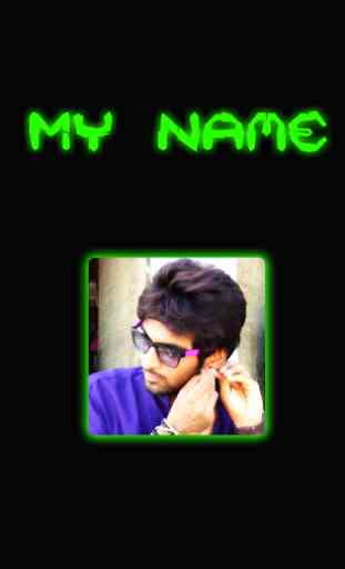 My Photo  Name  Neon 3