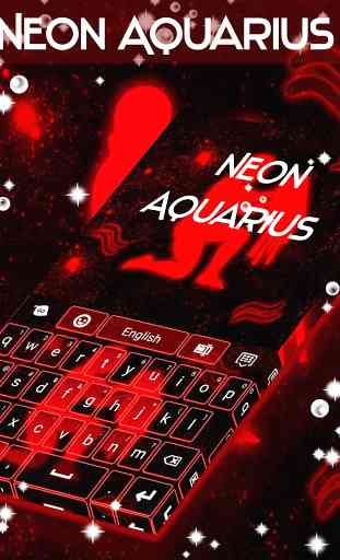 Neon Aquarius Keyboard 1