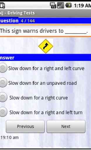 New Jersey Driving Tests 1