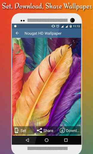 Nougat HD Wallpaper 4
