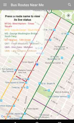 NYC Bus Map - Live 2