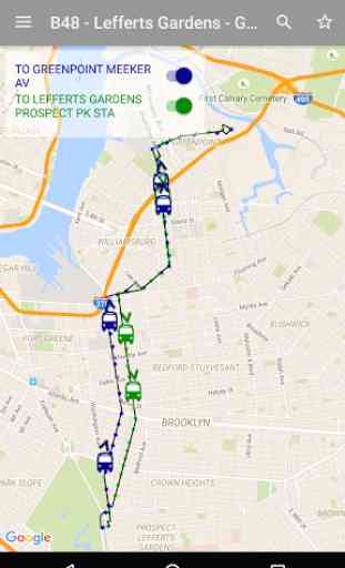 NYC Bus Map - Live 4