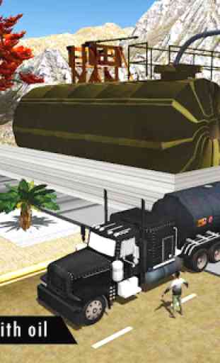 Oil Tanker Fuel Transporter 3D 1