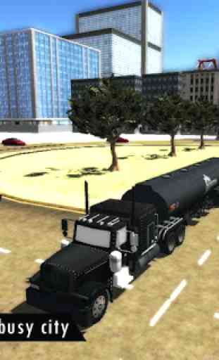 Oil Tanker Fuel Transporter 3D 2