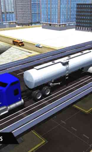 Oil Tanker Fuel Transporter 3D 3