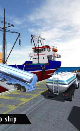 Oil Tanker Fuel Transporter 3D 4