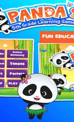 Panda 5th Grade Learning Games 1
