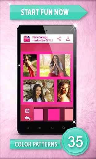 Pink Collage Maker For Girls 4