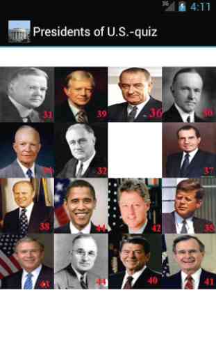 Presidents of U.S.-quiz 1