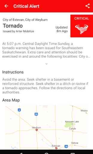Saskatchewan Emergency Alert 3
