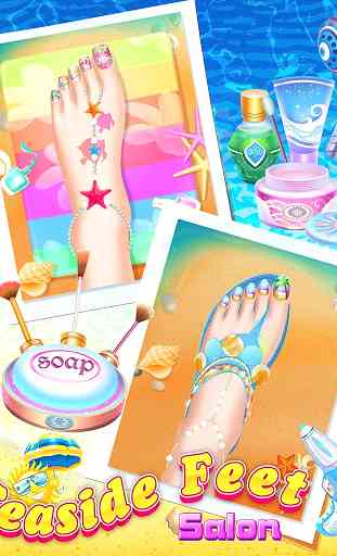 Seaside Feet Salon: Girl Game 4