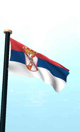 Serbia Flag 3D Free Wallpaper 2