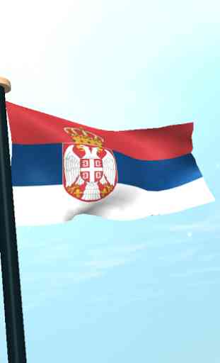 Serbia Flag 3D Free Wallpaper 4