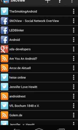 Social Network OverView Lite 3