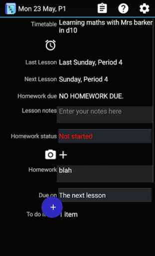 Student Homework Planner 2