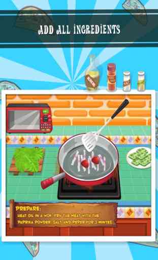 Tessa’s Taco’s – cooking game 4