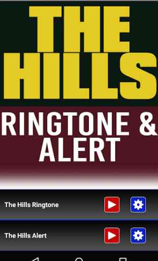 The Hills Ringtone and Alert 1