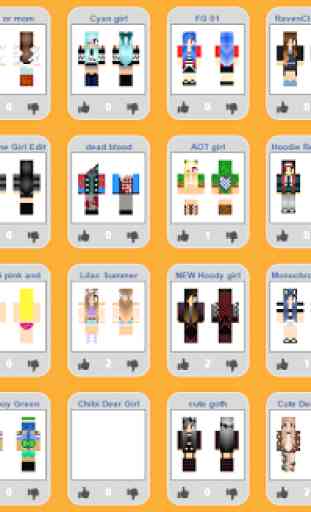 TOP Girl Skins for Minecraft 2