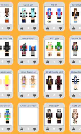 TOP Girl Skins for Minecraft 4