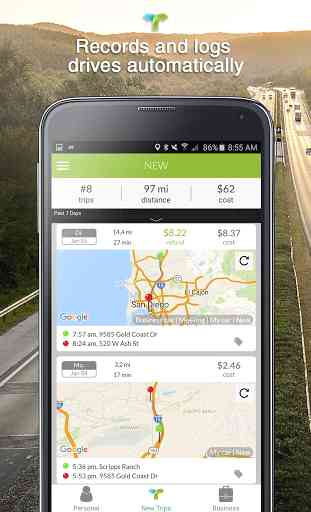 TripTagger Mileage Tracker GPS 1