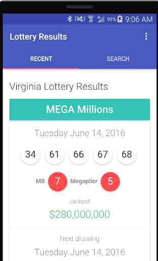 VA Lottery Results 1