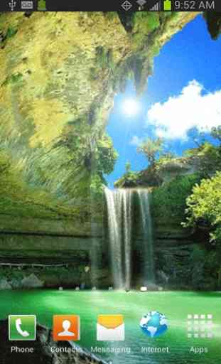 Waterfall in Daylight Free LWP 1