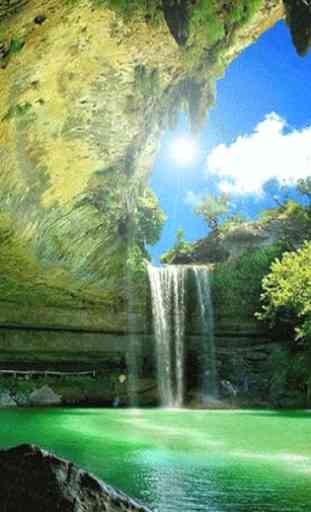 Waterfall in Daylight Free LWP 4