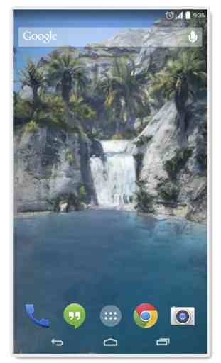 Waterfall Island Live Wallpape 2